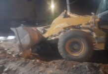 Mosquée Nasser de Boussoura : le président de la délégation spéciale Badra Koné apporte son appui pour évaluer des gravats et des encombrants physiques