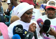 Election communale du 31 mai: la candidate Hadja Djènè Condé présente son projet de société.