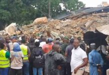 Hafia 1 : l’effondrement d’un immeuble R+5 fait cinq morts et neuf blessés